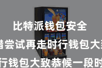 比特派钱包安全  您不错尝试再走时行钱包大致恭候一段时分