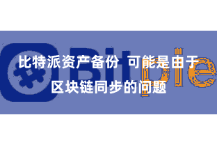 比特派资产备份  可能是由于区块链同步的问题